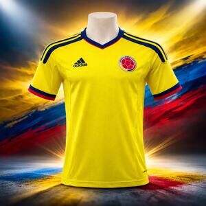 Adidas Columbia National Football Soccer Team Jersey M